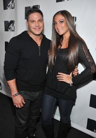 Ronnie Ortiz and Sammi Giancola attend MTV 'Restore The Shore' Jersey Shore Benefit at on November 15, 2012 in New York City. js 2