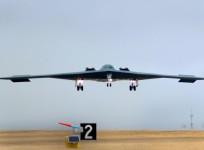 B-2 Spirit bombers returns to home base at Whiteman Air Force Base in Missour