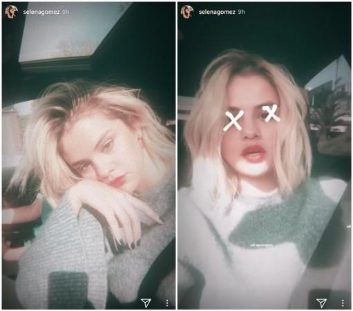 Selena Gomez posts a trail of photos and adds caption selena