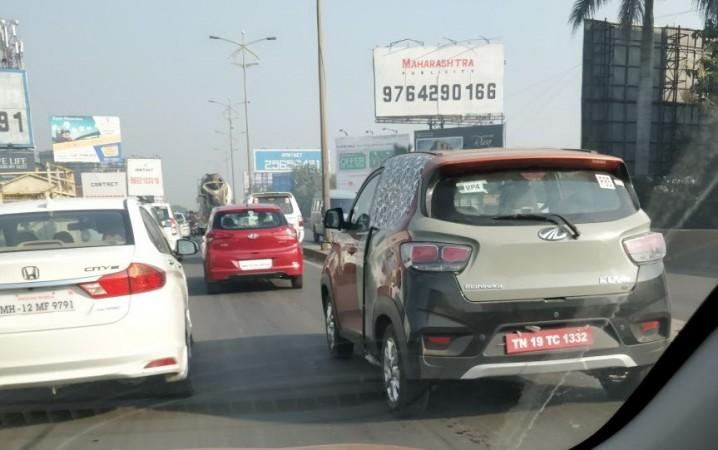 Mahindra KUV100 Electric Mahindra KUV100 Electric, Mahindra KUV100 Electric spied