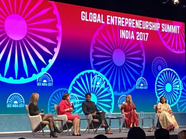 KTR with other panelists at GES 2017 session KTR with other panelists at GES 2017 session
