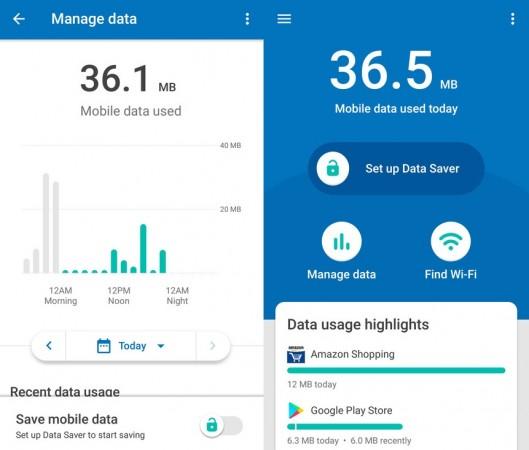 Apart from showing you the data usage by app, Datally lets you see your data usage on an hourly, daily, weekly or monthly basis (screenshot) Google Datally