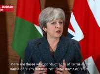 British Prime Minister Theresa May says Donald Trump was wrong to retweet far-right video