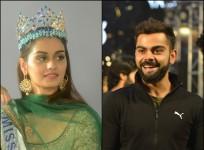 Virat Kohli and Manushi Chillar
