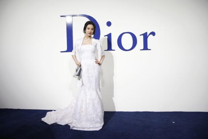 Liu Yifei arrives at Dior SS 2016 Repeat Show at the Phoenix International Media Center on December 19, 2015 in Beijing, China. Liu Yifei