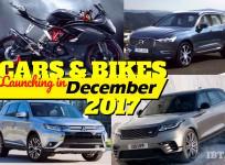 Upcoming cars, bikes in December