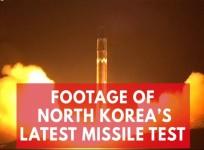 Video shows Kim Jong-un watching North Koreas latest missile test