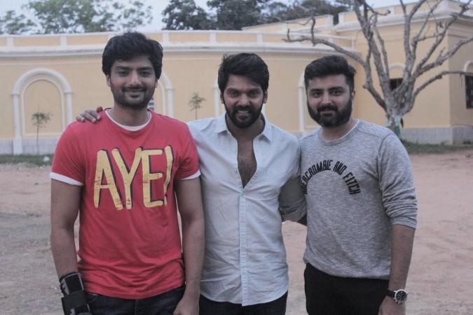 Nirup Bhandari with Arya and Anup Bhandari Nirup Bhandari with Arya and Anup Bhandari