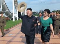 Kim Jong-un and wife Ri Sol-ju