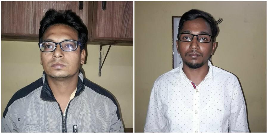 In picture: Avishek Roy and Md Mofizul. GD Birla school accused