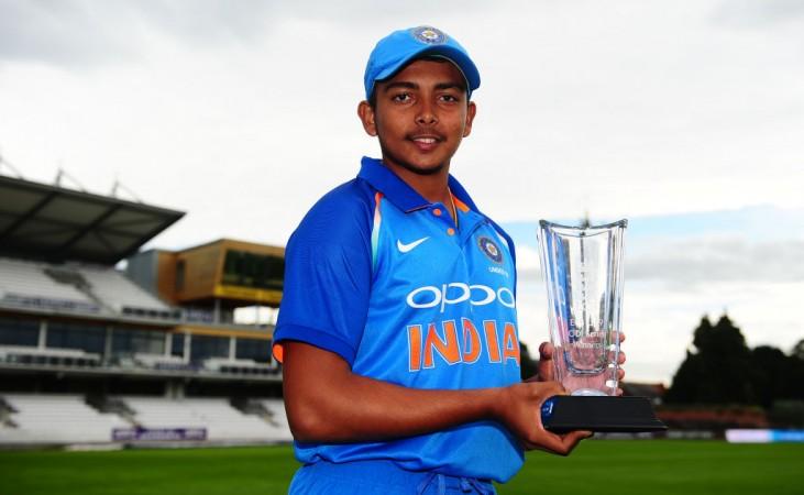 File photo of Mumbai batsman Prithvi Shaw Prithvi Shaw