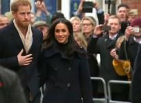 Meghan Markle meets adoring fans on first official royal engagement