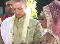 Aashka Goradia and Brent Globe wedding