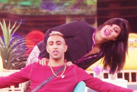 Arshi and Akash in Bigg Boss 11 Arshi Khan and Akash Dadlani