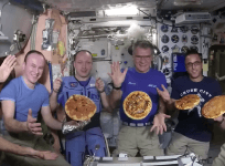 Pizza in space