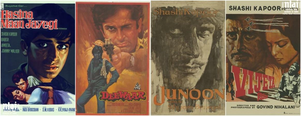 In picture: Posters of films featuring Shashi Kapoor Shashi Kapoor film posters