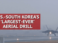 US flies two dozen stealth jets over Korean Peninsula for massive drill