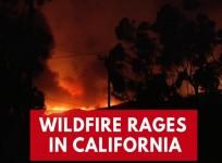 Growing wildfire threatens 600 homes north of Los Angeles