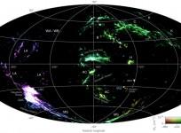 high-velocity cloud, map,