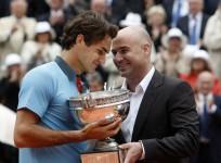 Andre Agassi, Poger Federer