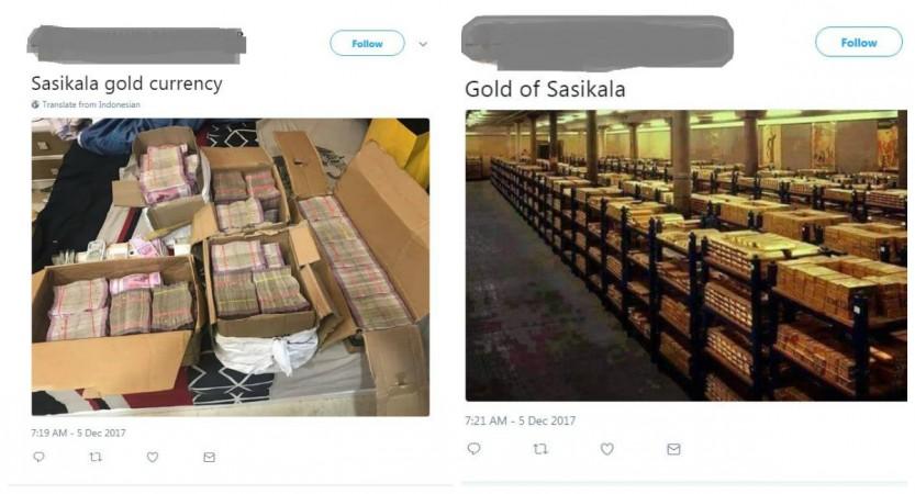Cash and gold were not recovered from Sasikala's house in Tamil Nadu Sasikala Gold