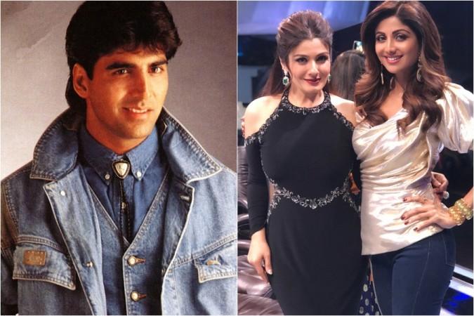 Akshay Kumar, Raveena Tandon and Shilpa Shetty Akshay Kumar, Raveena Tandon, Shilpa Shetty