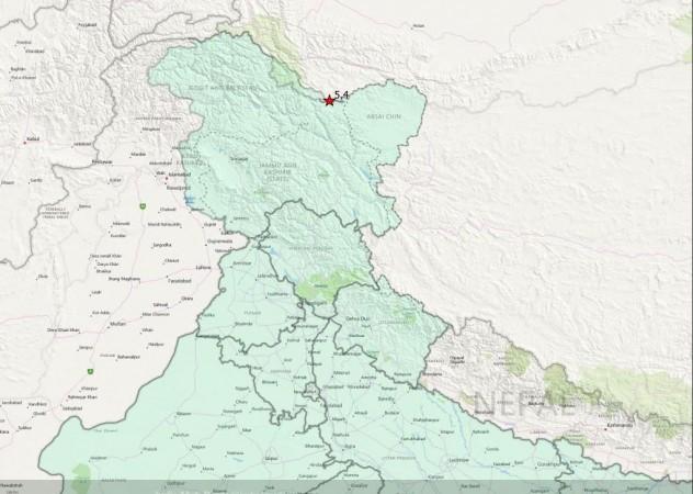 5.4 magnitude earthquake jolts Jammu and Kashmir earthquake jolts Jammu and Kashmir