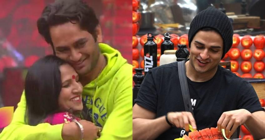 Vikas Gupta with his mother (left), Priyank Sharma (right) Vikas Gupta with his mother (left), Priyank Sharma (right)
