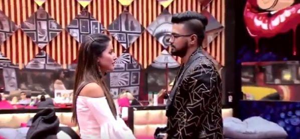 Bigg Boss 11 contestant Hina Khan with beau Rocky Jaiswal Bigg Boss 11