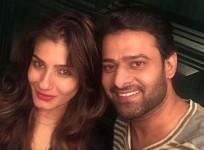 Prabhas with Raveena