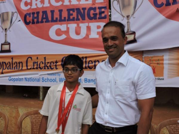 A file picture of Samit Dravid (left). Samit Dravid