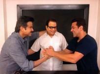 Anil Kapoor, Ramesh Taurani, Salman Khan