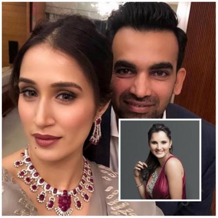 Sania Mirza trolls Zaheer Khan and Sagarika Ghatge Zaheer Khan Sagarika Ghatge