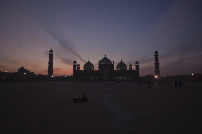 Lahore's Badshahi mosque is seen at sunset Pakistan