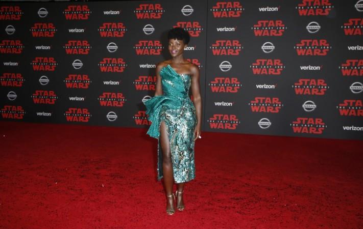 Lupita Nyong'o at The Last Jedi world premiere Lupita Nyong'o