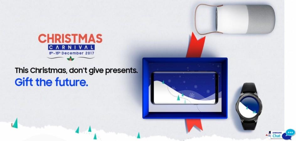 Samsung Christmas Carnival 2017: Galaxy Note8, S8 series, Gear S3 Frontier and more get huge cash discounts Samsung, Christmas Sale,2017