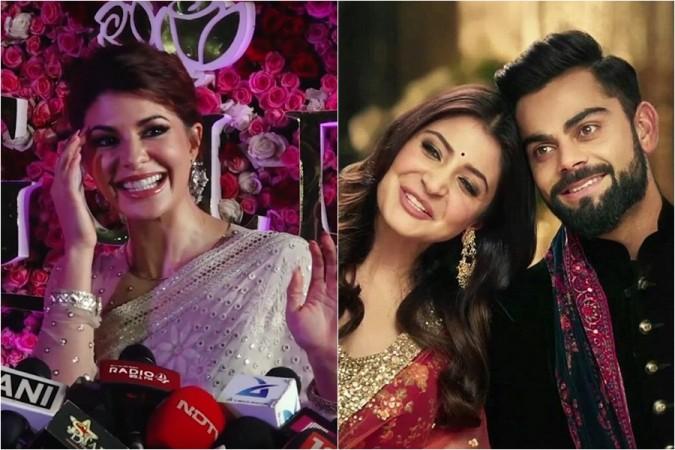 Jacqueline Fernandez, Virat Kohli and Anushka Sharma Virat Kohli, Anushka Sharma, Jacqueline Fernandez