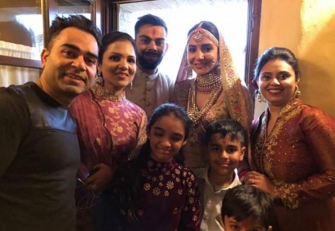 Virat and Anushka as husband and wife Virat and Anushka