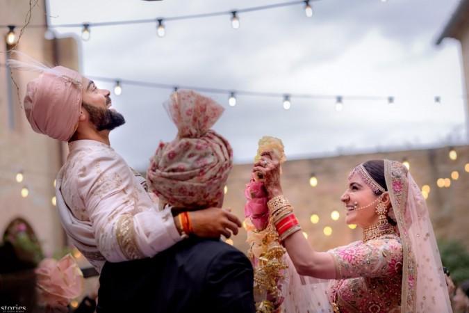 Kohli tied the knot with Anushka in Italy on Monday, December 11 Virat Kohli and Anushka Sharma