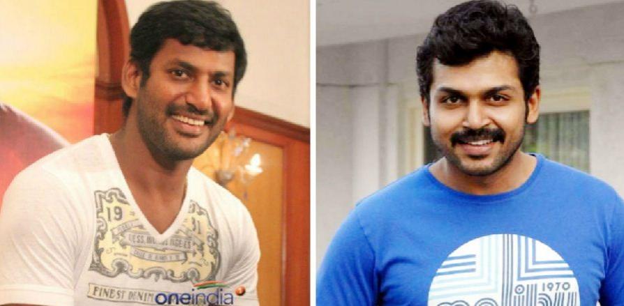 Vishal and Karthi. Vishal and Karthi