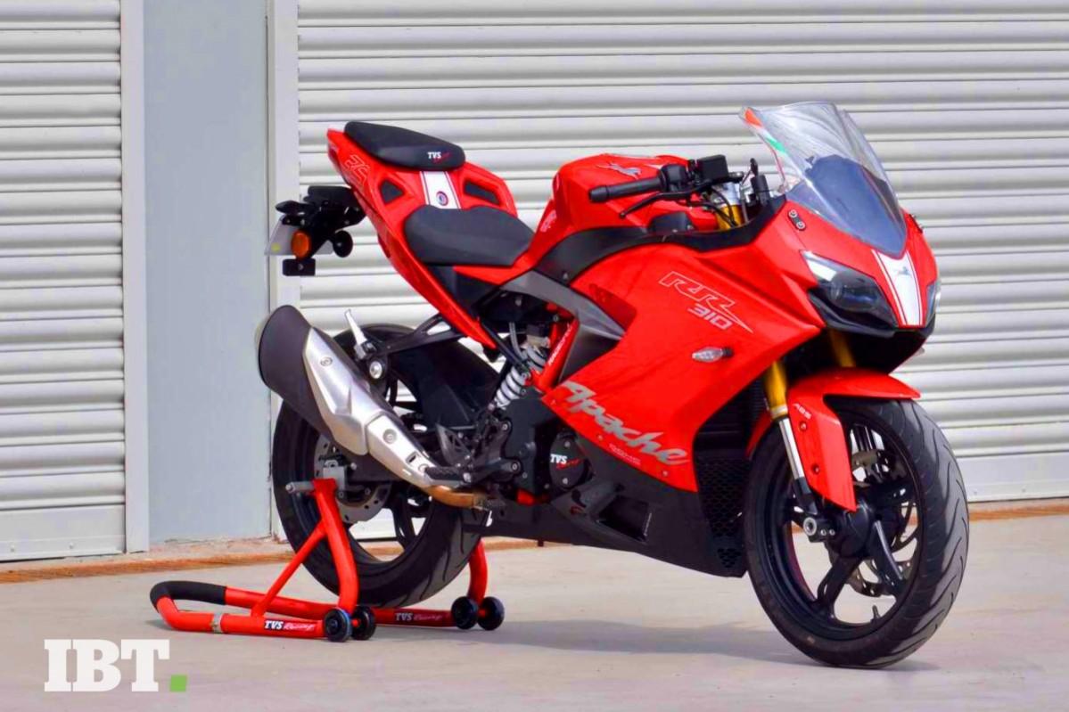 Apache RR 310 carries identical silhouette of the Akula 310 concept TVS Apache RR 310