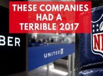 These companies had a terrible 2017