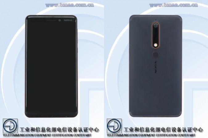 The fingerprint sensor has been moved to the back to make way for the taller screen aspect ratio Nokia 6 2018