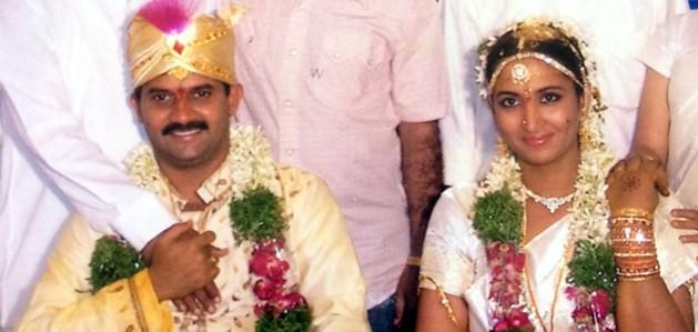Vijay Sai with wife Vanitha Reddy Vijay Sai with wife Vanitha Reddy