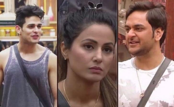 Priyank Sharma, Hina Khan, Vikas Gupta Priyank Sharma, Hina Khan, Vikas Gupta