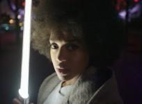 Lightsaber duel in London to celebrate launch of The Last Jedi