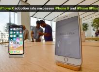 iPhone X adoption rate surpasses iPhone 8 Plus and iPhone 8