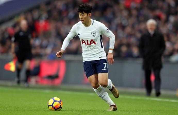 Tottenham Hotspur's South Korean attacking midfielder Son Heung-min son, tottenham
