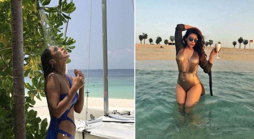 Nia Sharma; Shama Sikander TV actresses in bikini