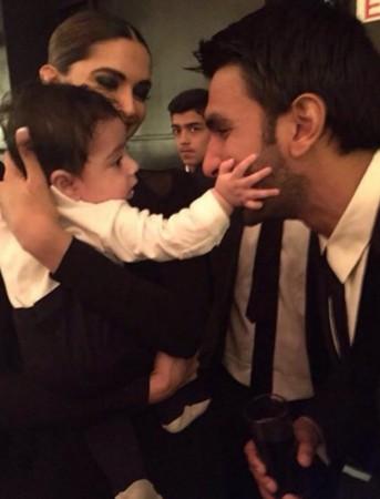 Deepika and Ranveer at a wedding in Sri Lanka. Deepika, Ranveer